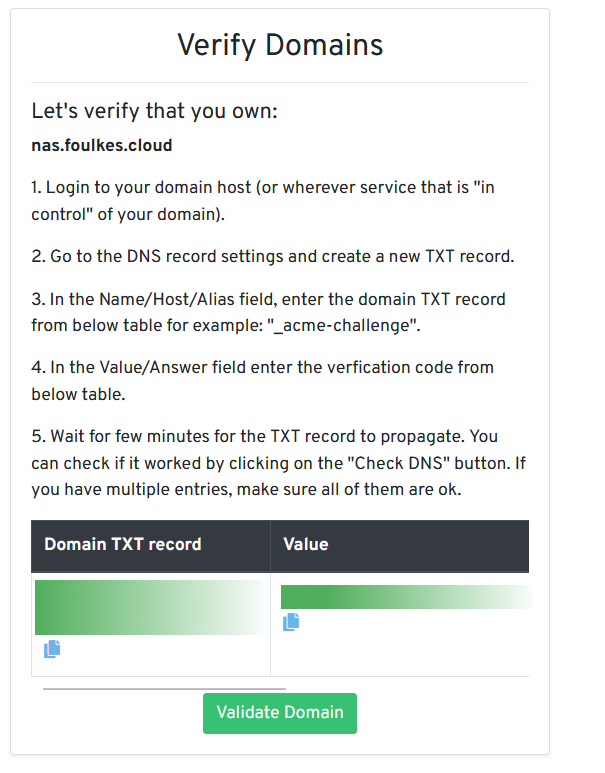 Dns verification Dns verification